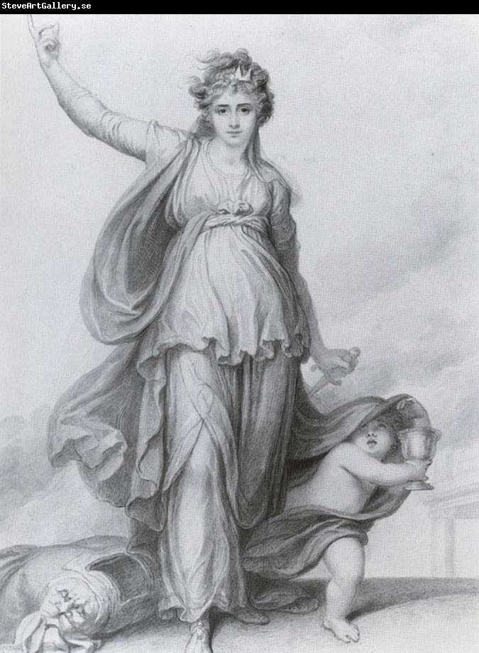 Richard Cosway Sarah Siddons as Tragedy